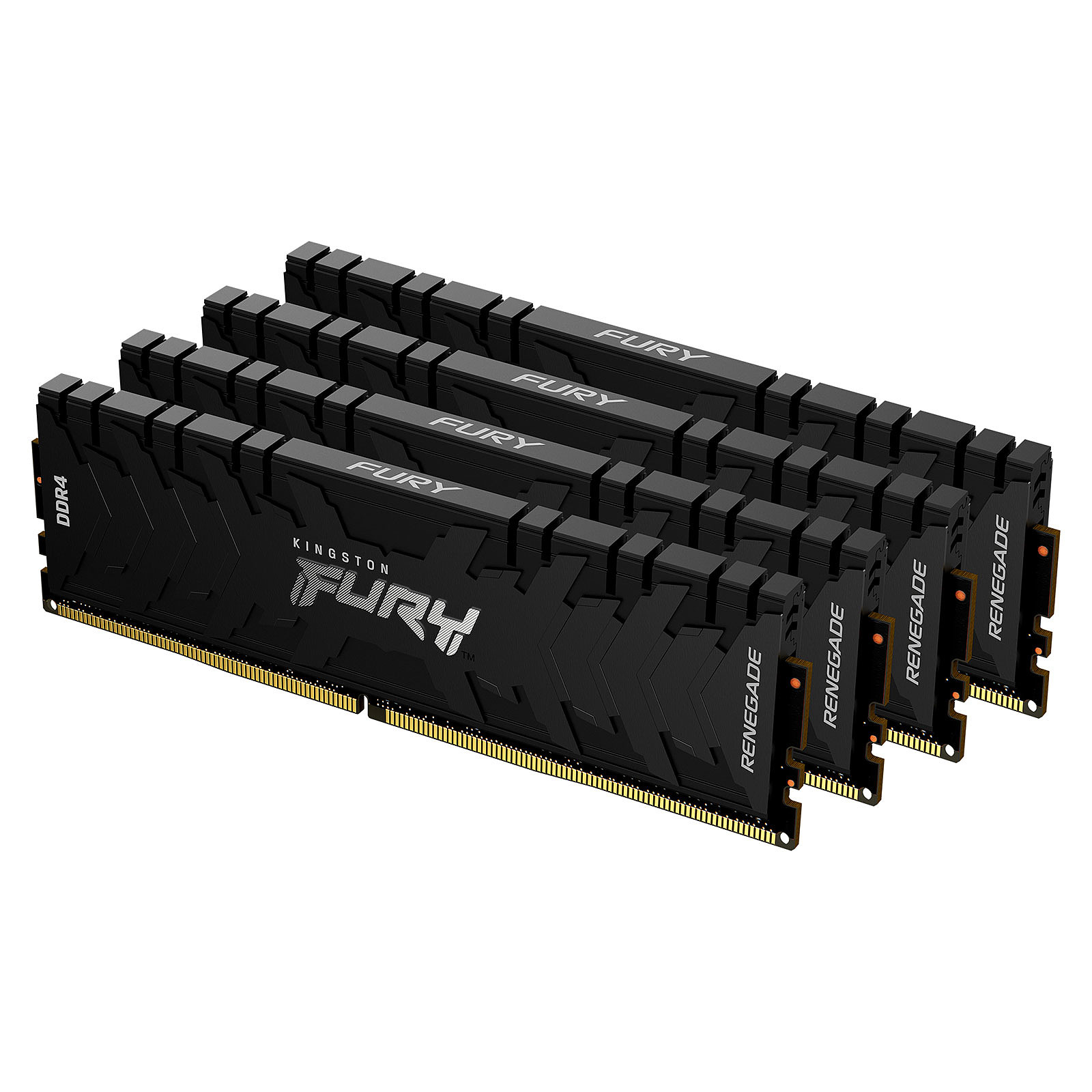 купить Модуль памяти Kingston Fury Renegade KF432C16RB1K4/64 DDR4 DIMM 64Gb KIT (4x16) 3200 MHz CL16 в Алматы