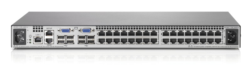 купить Коммутатор HP Enterprise/0x2x32 KVM Server Console Switch G2 with Virtual Media CAC Software/ в Алматы