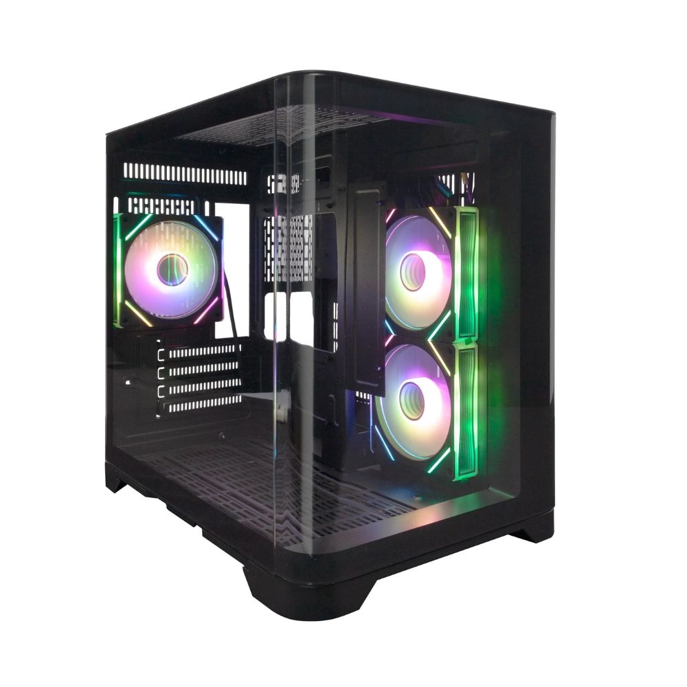Купить Корпус 1Stplayer UVIEW UV5, Mini Tower, m-ATX, m-ITX, Black, 1x3.5*/2x2.5*, 2xUSB3.0 в Алматы