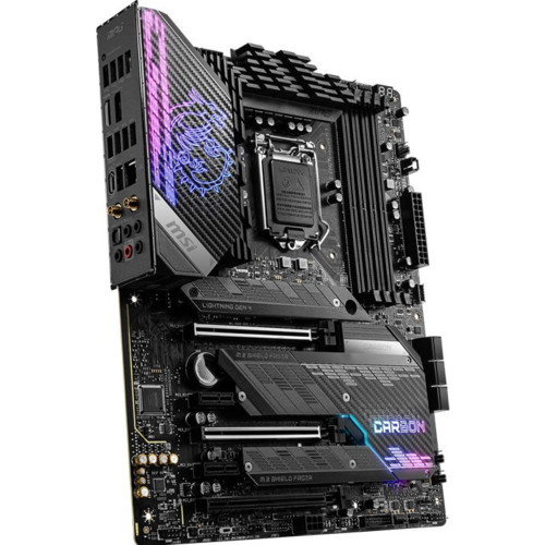 купить Материнская плата MSI MPG Z590 GAMING CARBON WIFI LGA1200 Z590 4xDDR4 6xSATA3 RAID 3xM.2 HDMI DP ATX в Алматы
