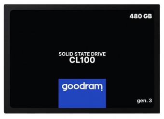 купить Твердотельный накопитель 480GB SSD GOODRAM CL100 Gen3 2.5&rdquo; SATA3R540Mb/s W460MB/s SSDPR-CL100-480-G3 в Алматы