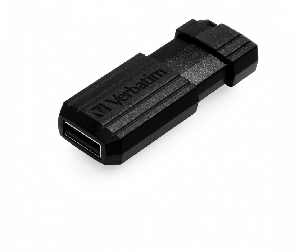 купить USB Флеш 128GB 2.0 Verbatim 049071 Pinstripe черный в Алматы