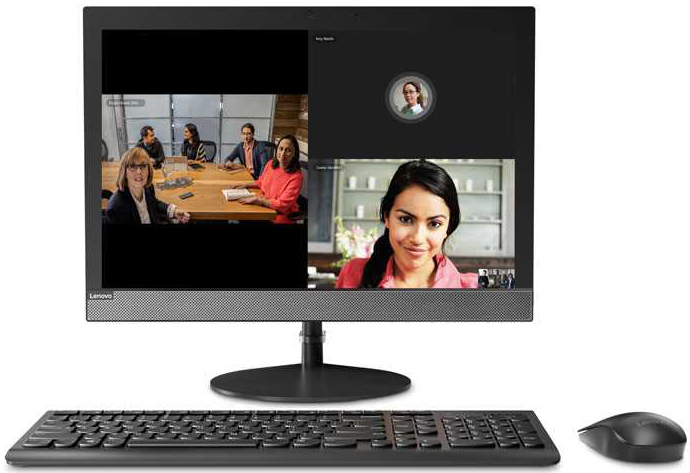 купить Моноблок Lenovo V130-20IGM AIO 19.5** WXGA+(1440x900)/Intel Celeron J4005 2.00GHz Dual/4GB/1TB/Intel UHD Graphics 600/DVD&plusmn;RW/CR/KB+MOUSE(USB)/DOS/1Y/BLACK в Алматы