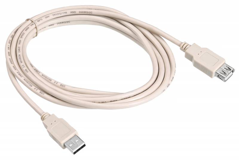 купить Удлинитель, Monster Cable, USB AM-AF 3 м., Hi-Speed USB 2.0, Ферритовые кольца защиты, Чёрный, Пожизненная гарантия в Алматы