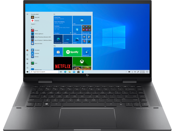 купить Ноутбук HP 15-eu0016ur HP ENVYx360 Touch 15.6 FHD IPS AMD Ryzen&trade; 7 5700U/16Gb/SSD 1000Gb/AMD Radeon&trade; Graphics/Win10/Nightfall black(4E0U9EA#ACB) в Алматы
