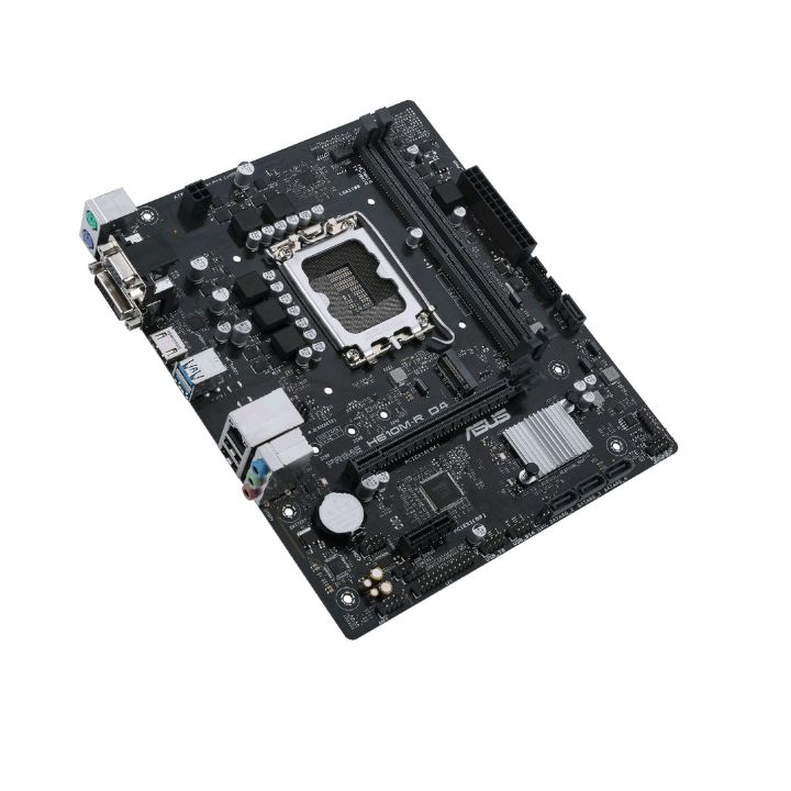 купить Материнская плата ASUS PRIME H610M-R D4-SI, LGA1700 2xDDR4 4xSATA3 M.2 D-Sub DVI mATX в Алматы