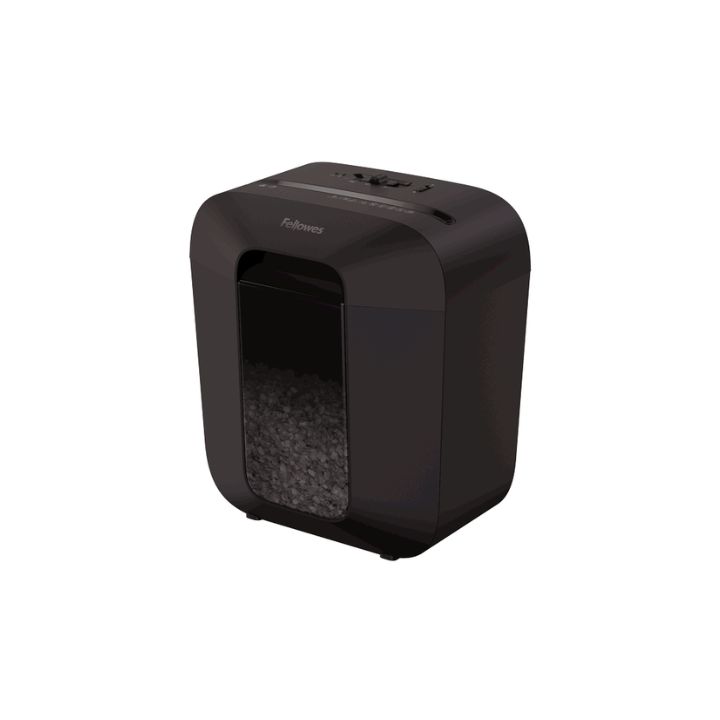 купить Шредер Fellowes&reg; Powershred&reg; LX25M, DIN P-4, 4х12мм, 6лст.,  11,5 лтр., уничт.: скрепки,скобы,карты в Алматы
