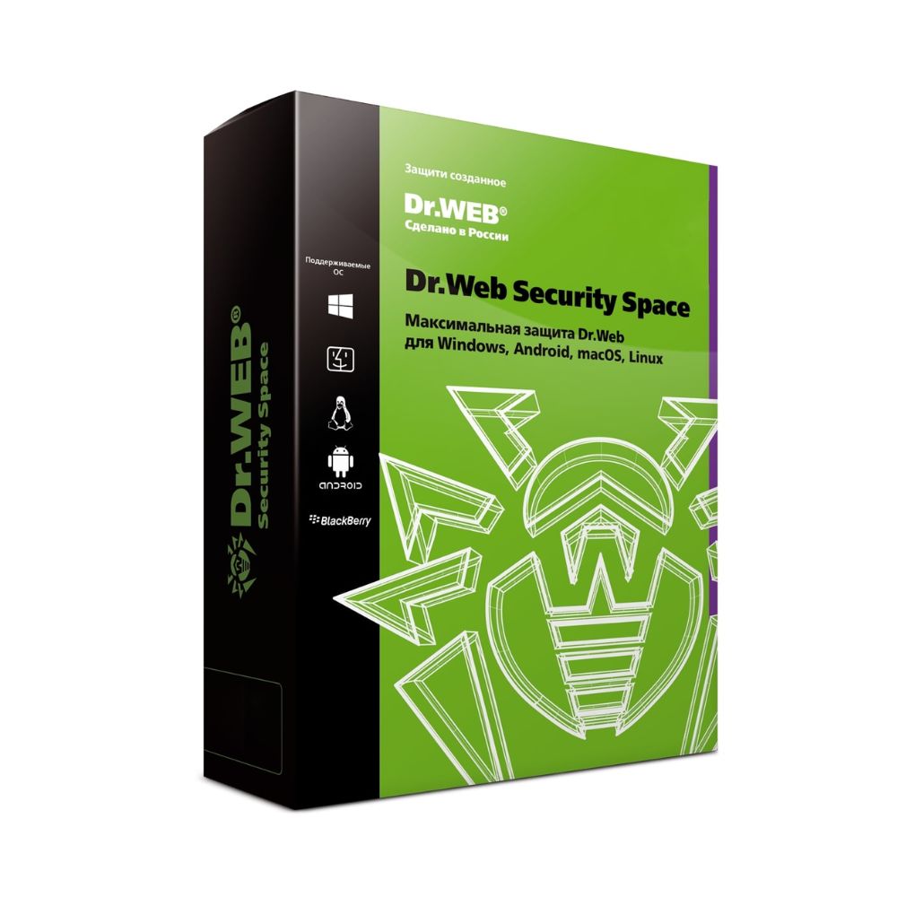 купить Dr.Web Security Space на 24 м., 2 ПК, продление лицензии в Алматы