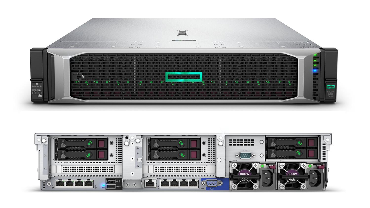 купить Сервер HP Enterprise/DL380 Gen10/1/Xeon Silver/4210R (10C/20T 13,75 MB)/2,4 GHz/1x32 Gb/P408i-a w/2GB/8 SFF/4x1 GbE 366FLR/Nо ODD/1 x 800W Platinum в Алматы