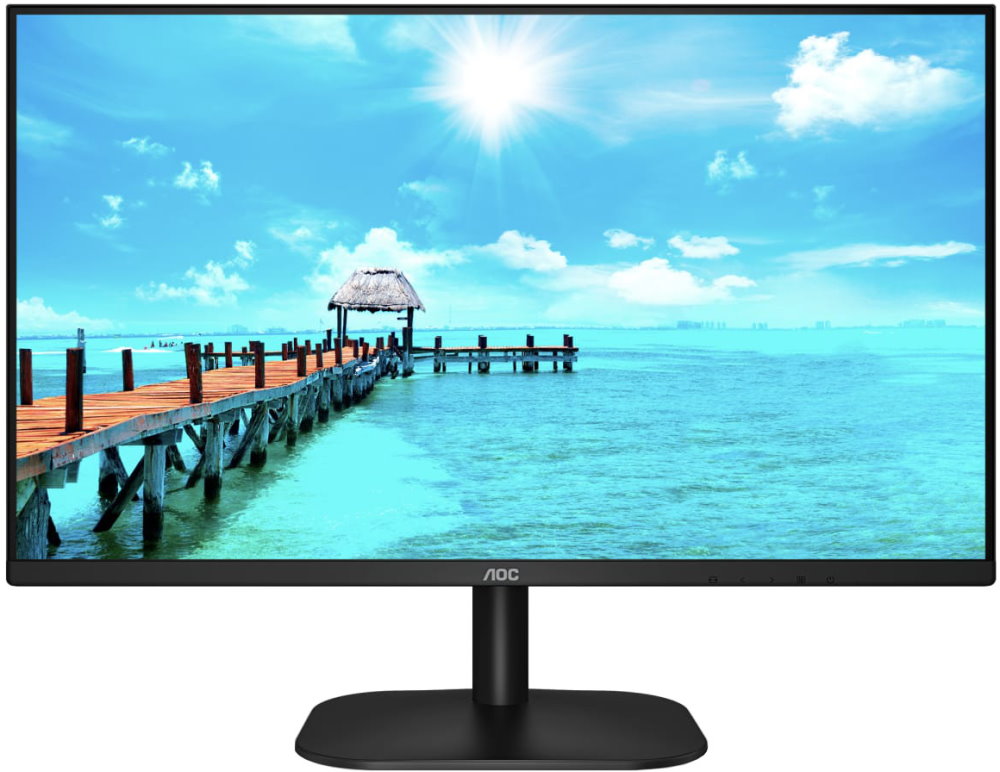 купить Монитор AOC 27B2H IPS,27*,16:9 FHD (1920x1080 при 75 Hz),250cd/m2,1000:1,20M:1,178/178,7ms,VGA,HDMI,Black в Алматы