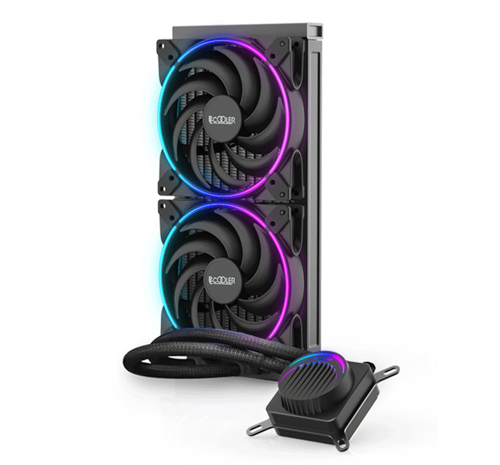 купить PCCooler CORONA FRGB GI-AH280C, 4-пин, 20XX/115X/1366/AM4-FM2, 8-30.5дБ, 1000-1800об/мин, 300W в Алматы