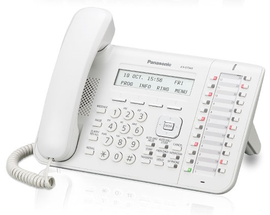 купить Panasonic KX-DT543RU Системный цифровой телефон. 3-строчный ЖК-дисплей с подсветкой /  в Алматы