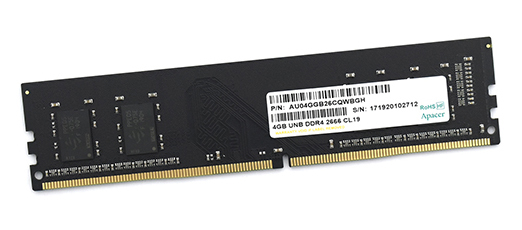 купить Модуль памяти Apacer EL.04G2V.LNH 4 GB  DDR4 2666 MHz DIMM CL19 в Алматы