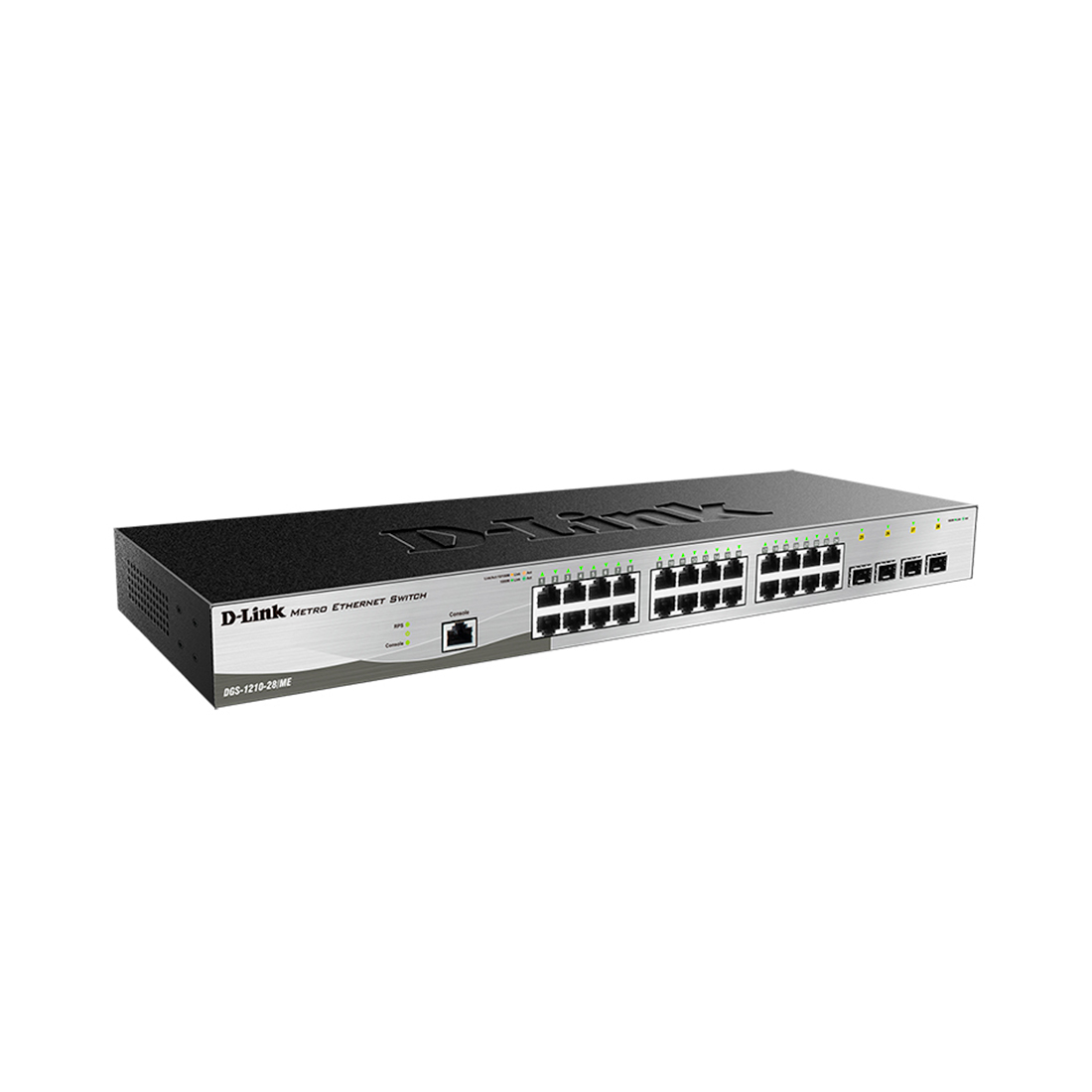 купить D-Link коммутатор DGS-1210-28/ME управляемый  2 уровня с 24 портами 10/100/1000Base-T и 4 портами 1000Base-X SFP (RAM 256Mb) в Алматы