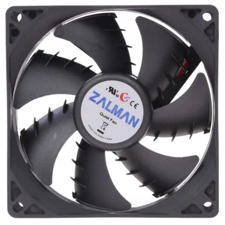 купить Корпусный вентилятор Zalman ZM-F2 Plus (SF) 92mm, black, ZM-F2PLUSSF в Алматы