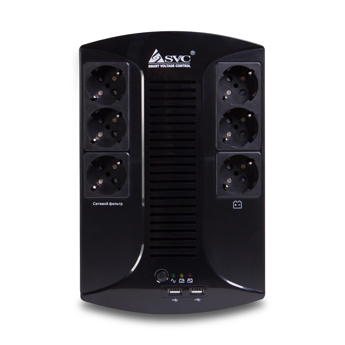 Купить UPS SVC U850-L, 850VA, 510W, 12V/8Ah, 6 розет. Schuko CEE 7, AVR 145-295 V в Алматы