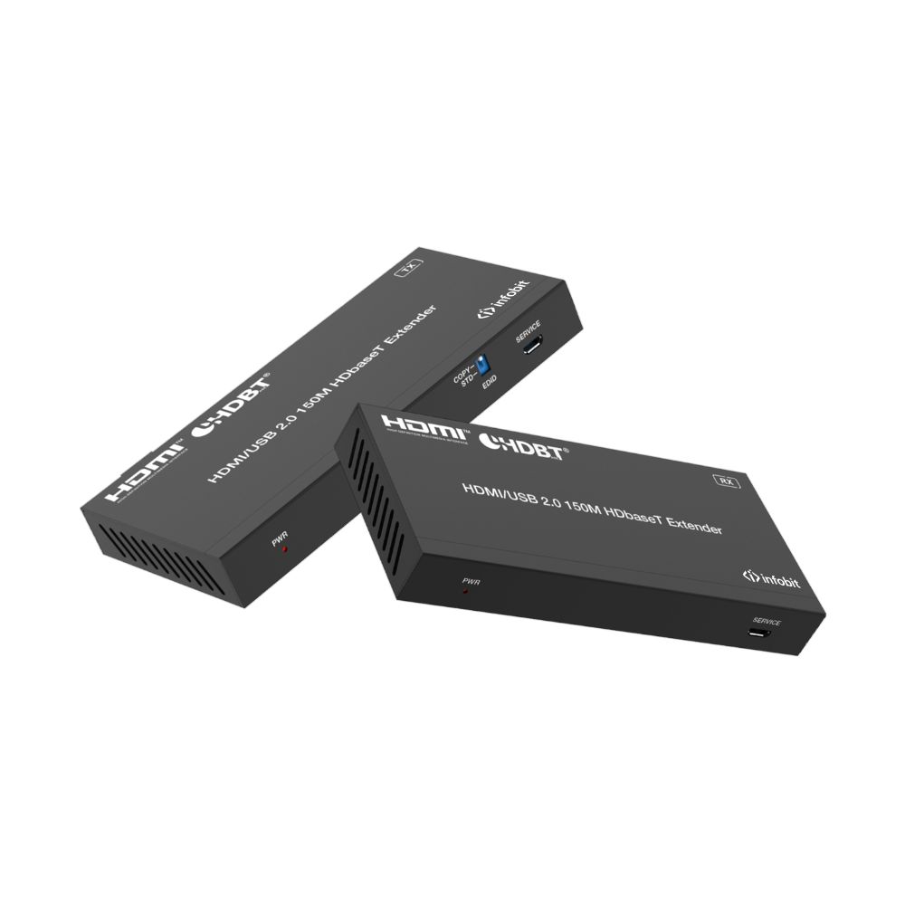 купить Приемо-передатчик Infobit iTrans E150U2 HDBaseT HDMI 18.0Gbps, 150m for 1080p, 120m for 4K/60Hz в Алматы