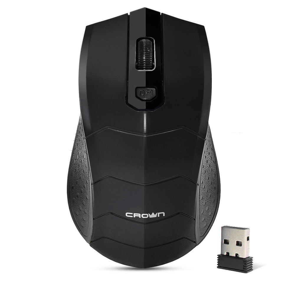 купить Беспроводная мышь CROWN CMM-934W black в Алматы