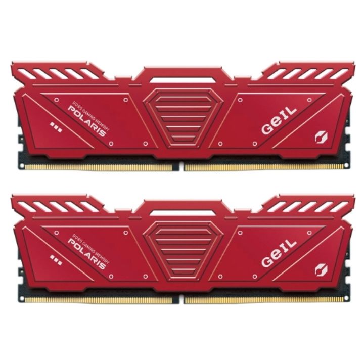 купить Оперативная память 32GB Kit (2x16GB) GEIL Polaris 5600Mhz DDR5 PC5-44800 GOR532GB5600C38ADC Red в Алматы