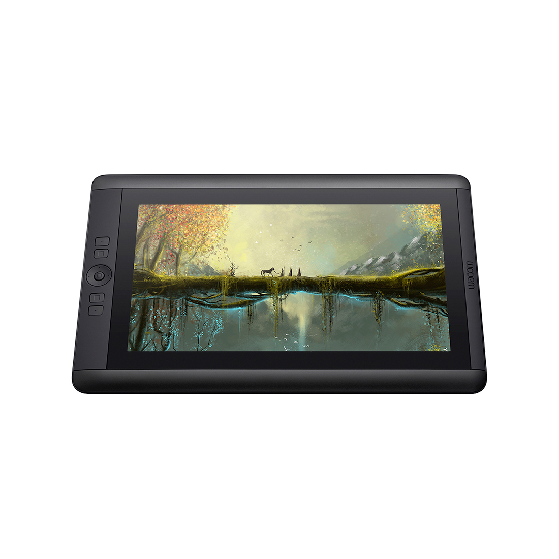 купить Графический планшет, Wacom, Cintiq 13HD RU/PL/EN (DTK-1300), Разрешение 5080 линий на дюйм, Размер рабочей области 293,8*165,2 мм, USB, HDMI, Размер 375*248*14 мм, Чёрный в Алматы