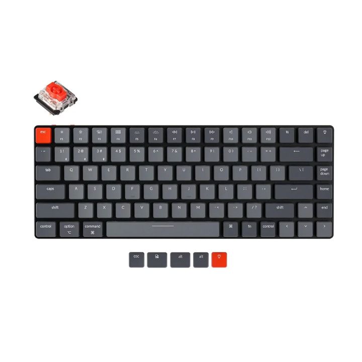 купить Клавиатура Keychron K3-A1 Red Switch White Led Gateron Mechaincal Wireless в Алматы