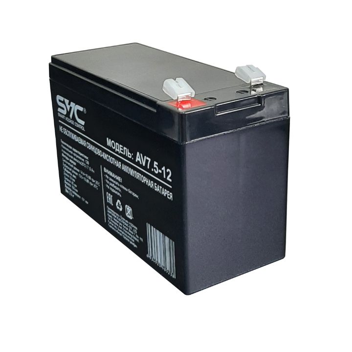 купить Аккумуляторная батарея SVC 12V7.5Ah 12В 7.5 Ач в Алматы