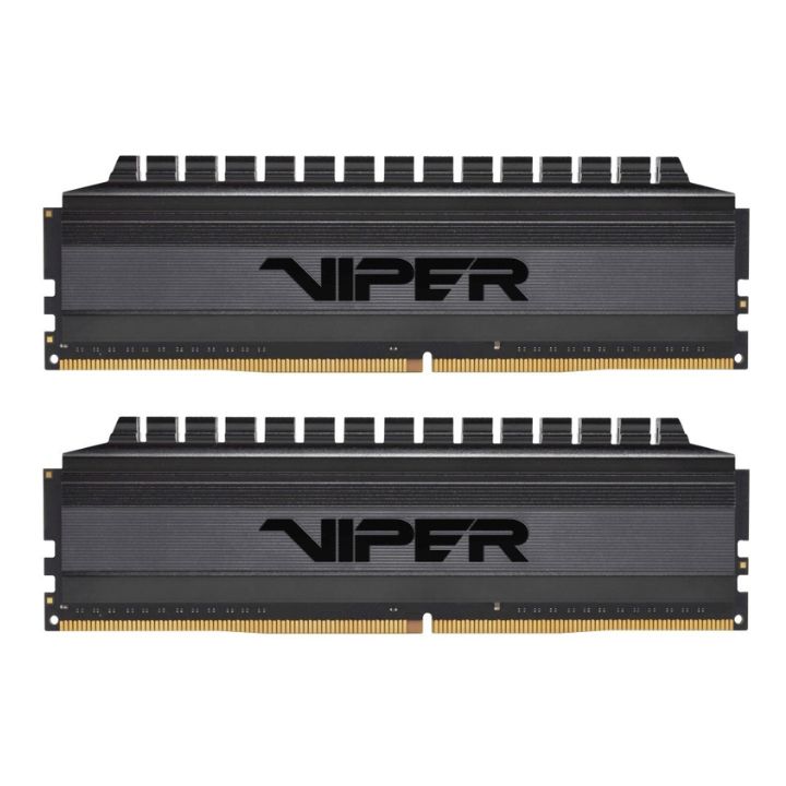 купить Модуль памяти Patriot Viper 4 Blackout, PVB48G300C6K, DDR4, DIMM, 8Gb, KIT, 2x4Gb, 3000Mhz, CL16 в Алматы