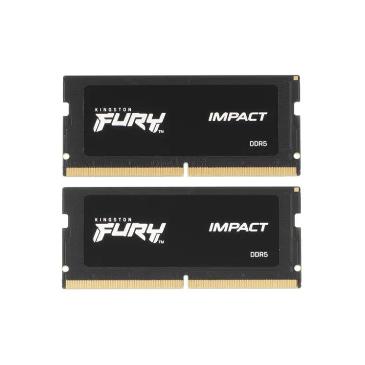 купить ОЗУ для ноутбука Kingston Fury Impact SO DIMM DDR5, 32GB (16GB x2) DDR5 5600MT/s Non ECC SODIMM, CL40, KF556S40IBK2-32 в Алматы