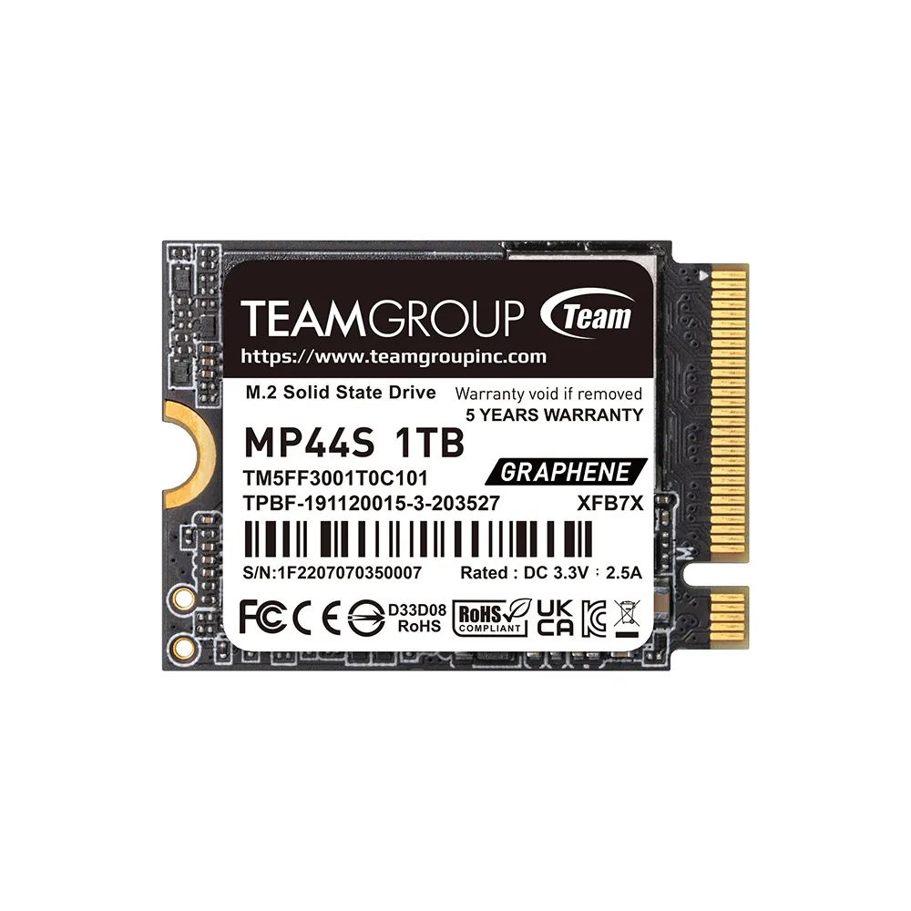 купить Твердотельный накопитель 1000GB SSD TeamGroup MP44S M.2 2230 PCIe4.0 R3500/W3000MB/s TM5FF3001T0C101 в Алматы