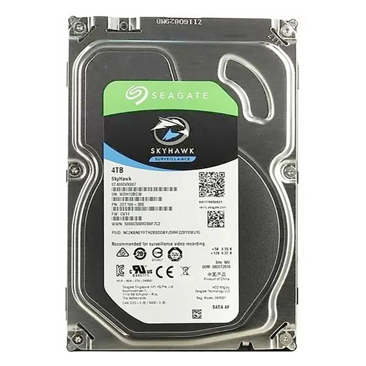 купить Накопитель на жестком магнитном диске Seagate ST4000VX015-520  SkyHawk 3.5" SATA для систем видеонаблюдения в Алматы