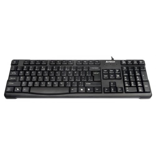 купить Клавиатура A4tech KB-750 USB, Black, компактная в Алматы