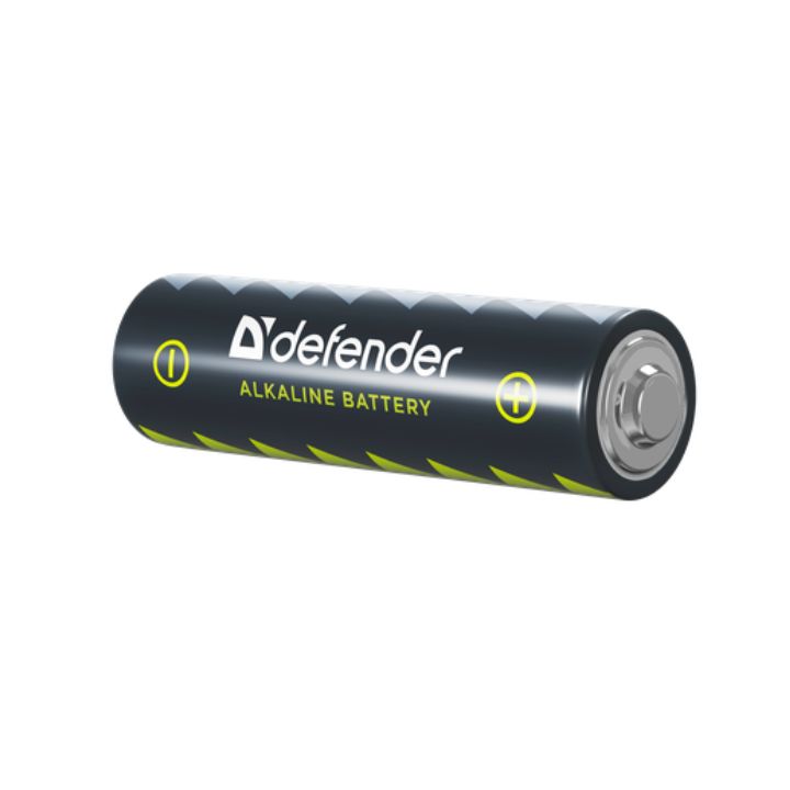 купить Элемент питания LR6 AA Defender Alkaline LR6-4F - 4штуки в пленке в Алматы