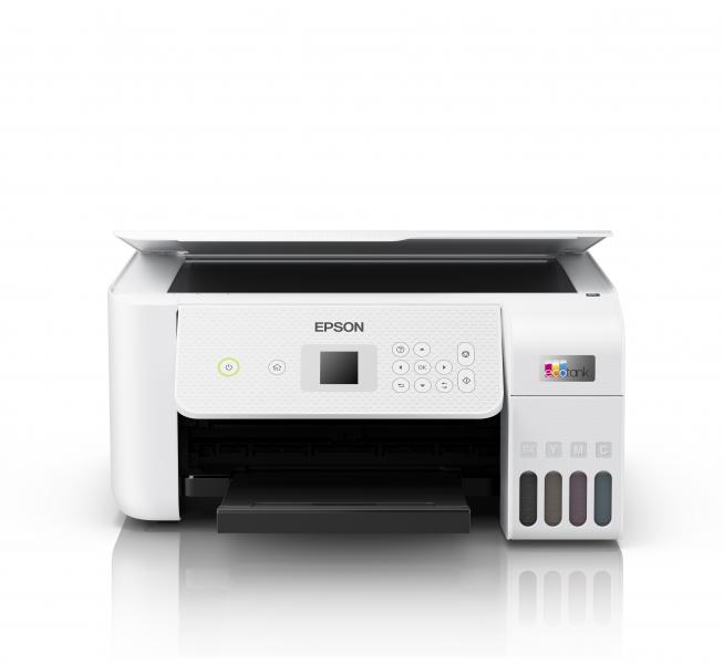 купить Струйное МФУ Epson L3266 (White), A4, принтер/сканер/копир, скорость печати 33 стр/мин, Wi-Fi,USB, ЖК Дисплей в Алматы