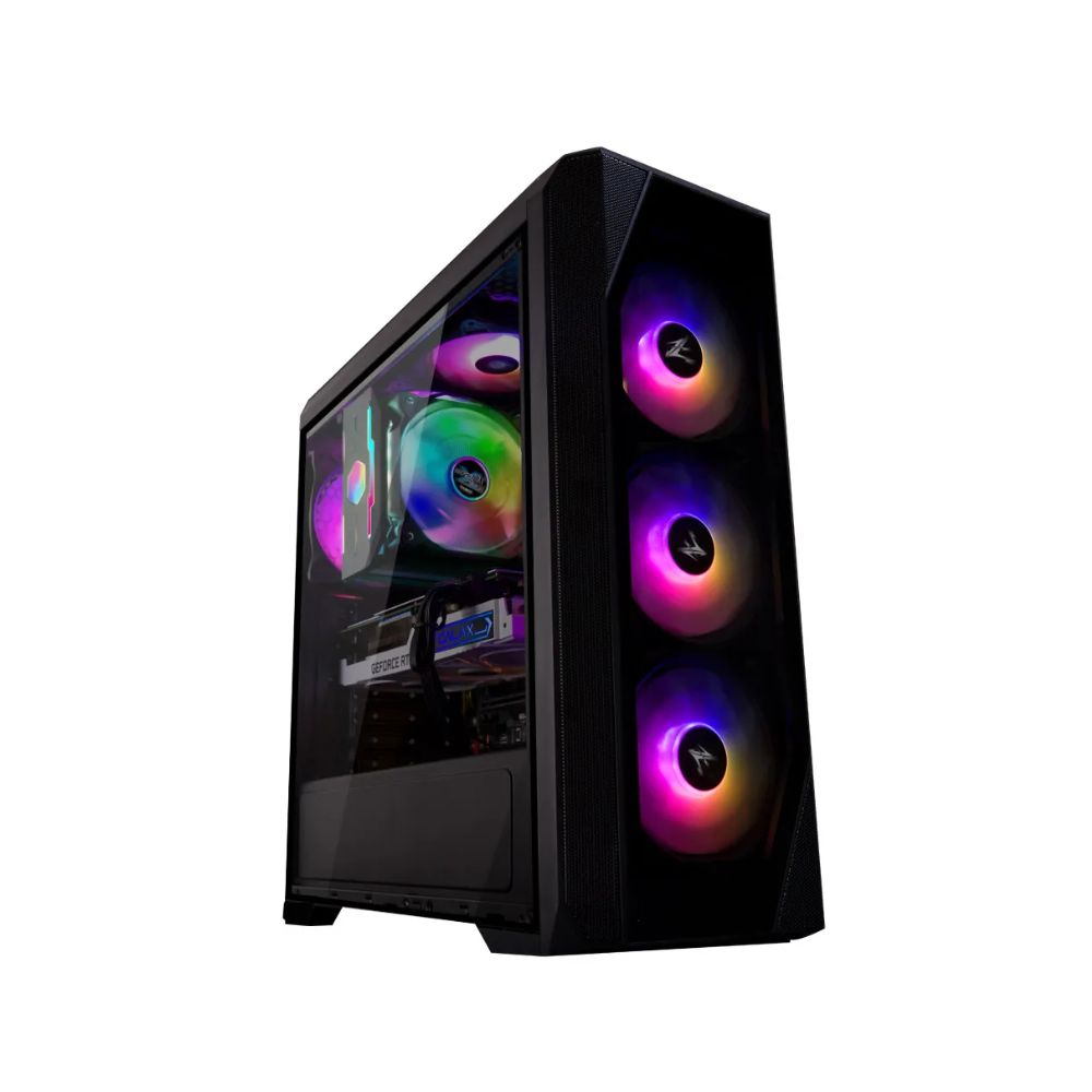 Купить Корпус Zalman N5 TF, Midi Tower, ATX, Black, 2x3.5*/4x2.5*, 2xUSB, USB3.0, RGB в Алматы