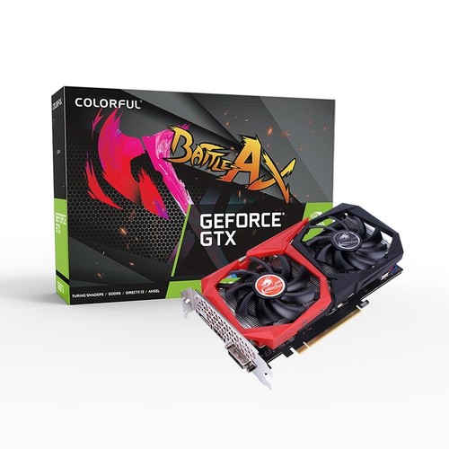 купить Видеокарта 6Gb PCI-E GDDR5 COLORFUL GTX1660 NB 6G-V, HDMI+DP+DVI, GeForce GTX1660 в Алматы