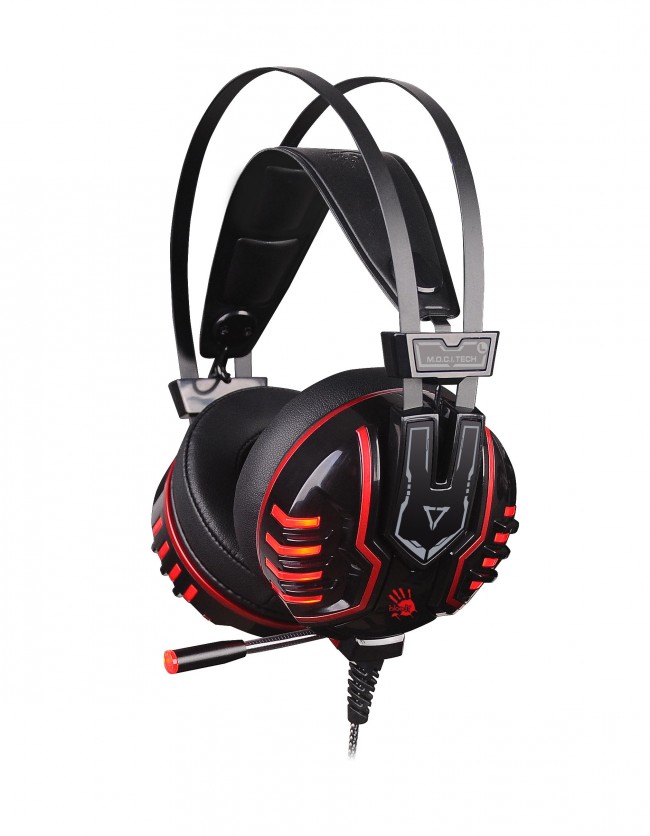 купить Наушники микрофон игровые Bloody MOCI M615 <HiFi, 20Hz-20kHz, 16 Om, 102dB, 1.3m> в Алматы