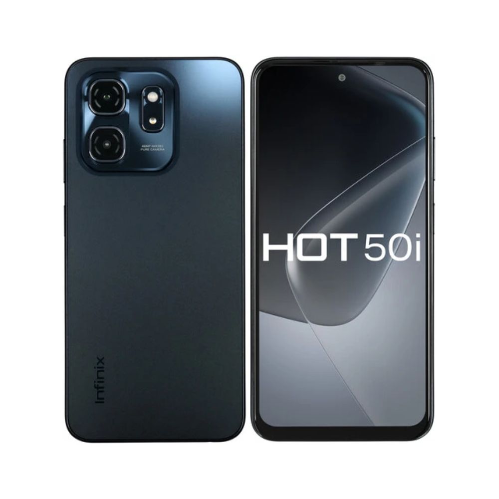 купить Смартфон INFINIX HOT 50i (4/128), Sleek Black в Алматы