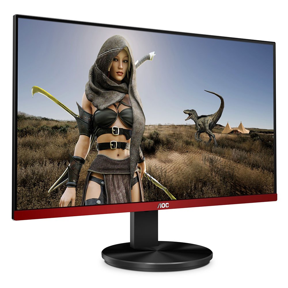 купить Монитор Игровой с Частотой 75Гц и откликом 1мс 24,5* AOC G2590VXQ TN 1920x1080 1ms 75Hz 250cd/m 1000:1 20M:1 1xVGA, 1xDisplayPort1.2, 2xHDMI1.4 Угол Обзора 170/160, Встроенные Колонки 2x2W, В комплеке: Кабель VGA, Кабель HDMI. Цвет: Черно-Красный     в Алматы