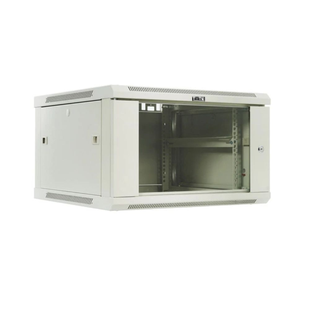 Купить Шкаф настенный серии Pro, 6U 600x600, стеклянная дверь в Алматы