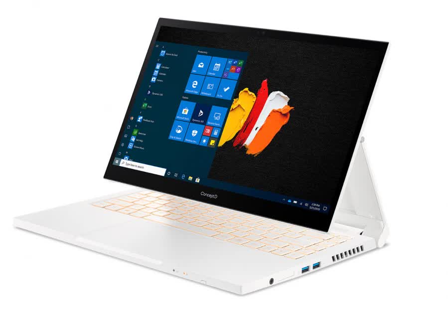 купить Ноутбук Acer ConceptD 3 EzelCC314-72 CC314-72/Экран 14* FHD IPS SlimBezel touch panel w/AES*/Процессор Intel&reg; Core&trade; i7-10750H/Встроенная видеокарта/ОЗУ 16ГБ/Накопитель 512GB PCIe NVMe SSD/Операциоанная система Windows 10 Pro/Office (Trial)/Батарея 57 в Алматы