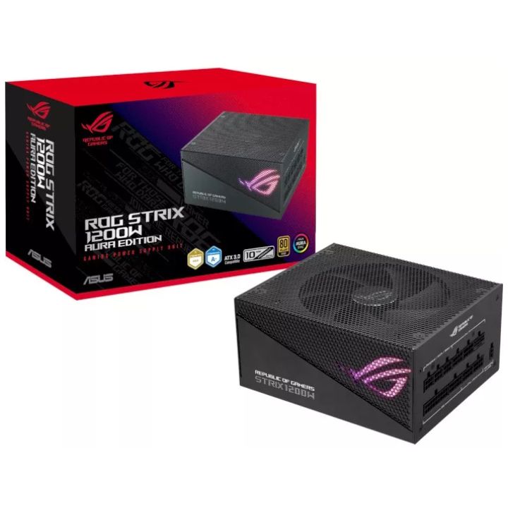 купить Блок питания ASUS ROG Strix 1200W Gold Aura Edition PSU&nbsp;90YE00P0-B0NA00 в Алматы