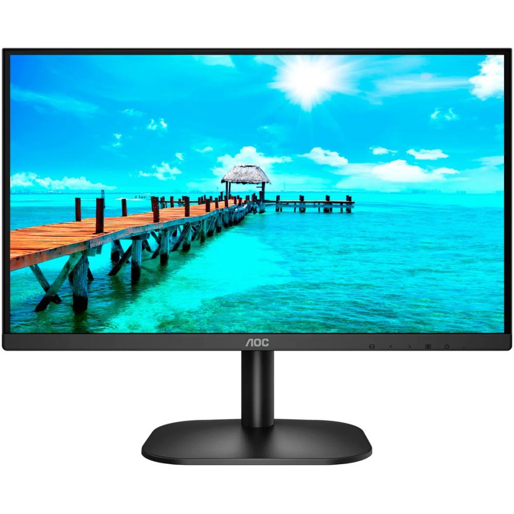 купить Монитор 23.8" AOC 24B2XDAM VA 1920x1080 75Hz 4мс 250кд/м2 3000:1 20млн:1 VGA HDMI DVI 2Wx2 Black в Алматы