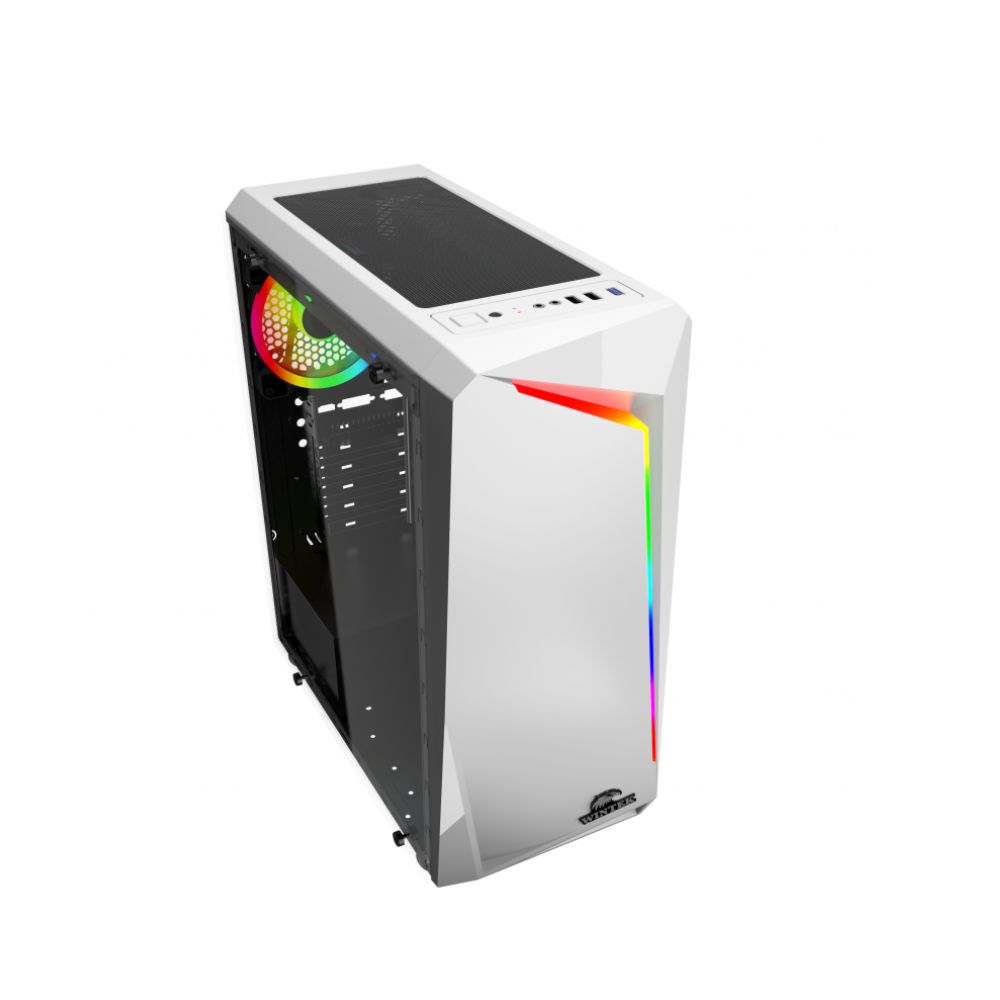 Купить Корпус Wintek Crystal D533-W TG, Midi Tower, ATX, White, 1x3.5*/1x2.5*, 3xUSB в Алматы