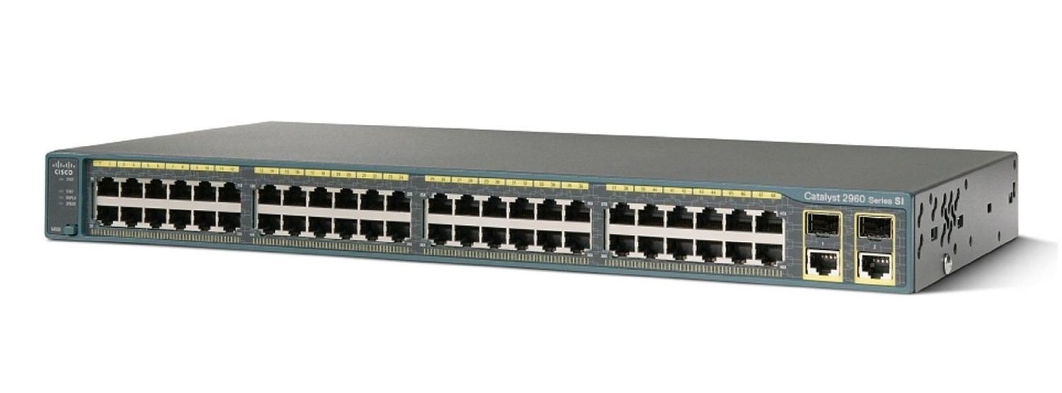 купить WS-C2960-48TC-S коммутатор Catalyst 2960 48 10/100 + 2 T/SFP   LAN Lite Image в Алматы