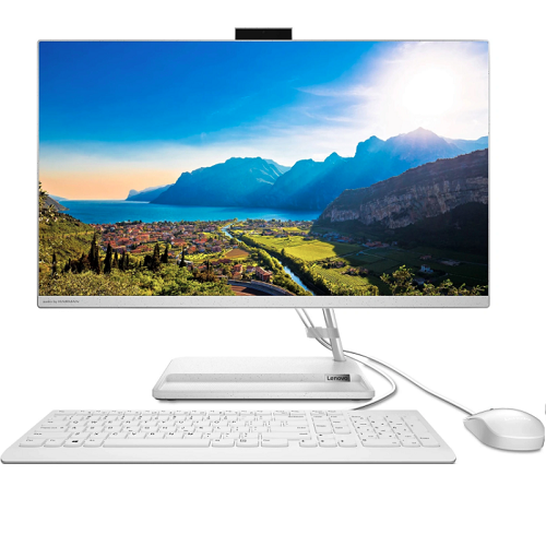 купить Моноблок Lenovo AIO3 23,8*FHD/Ryzen 5-5500U/8Gb/512Gb SSD/Dos/White (F0G100C1RK) в Алматы