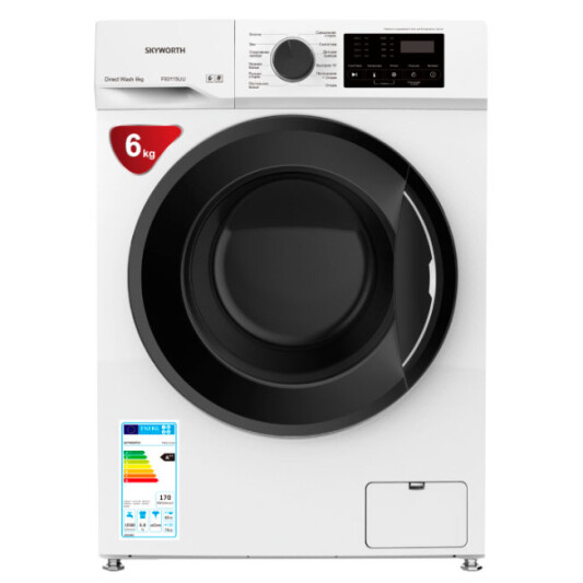 купить СТИРАЛЬНАЯ МАШИНА SKYWORTH F60115UU WHITE (серия Mars 15) /  в Алматы