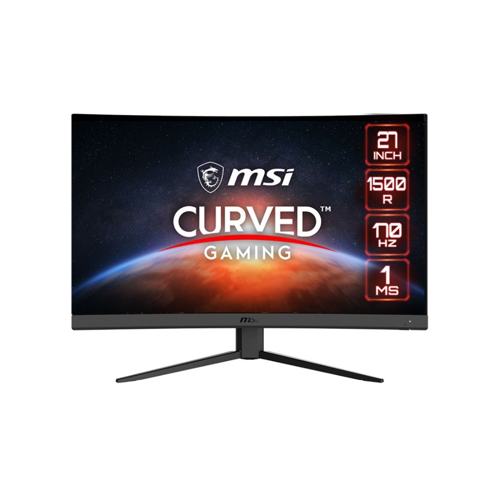 купить Монитор 27" MSI G27CQ4 E2 VA 2560x1440 170Hz 1500R 1ms 3000:1 2xHDMI 1xDP в Алматы