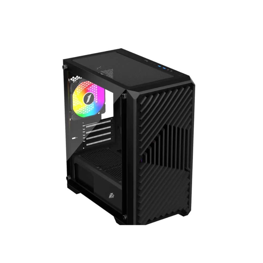 Купить Корпус 1Stplayer Trilobite T5, Mini Tower, m-ATX, Black, 2x3.5*/1x2.5*, 3xUSB, RGB в Алматы