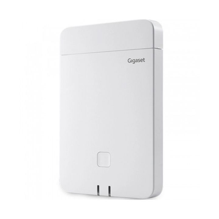 купить Gigaset N670 IP PRO, базовая станция, синглсота DECT, Мини-мультисота DECT (до 3 бс), до 20 трубок, POE в Алматы