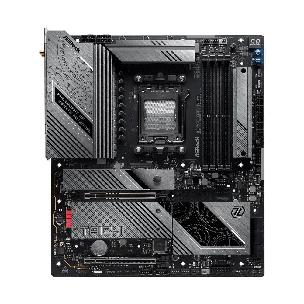 купить Материнская плата ASRock X870E TAICHI LITE AM5 4xDDR5 6xSATA3 4xM.2 1xHDMI 2xType-C EATX в Алматы